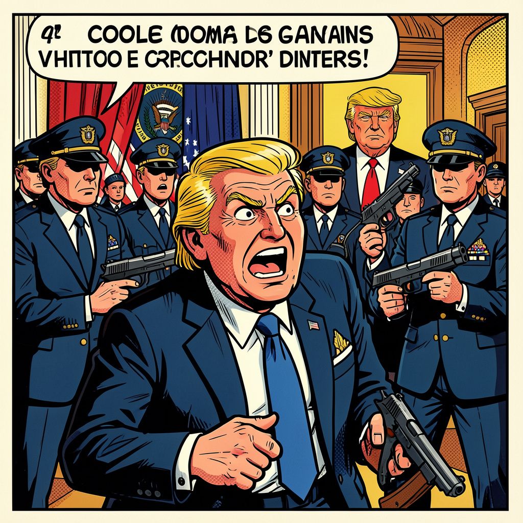 Omstanders filmen dramatische arrestatie van schutter bij prestigieus Washington-diner