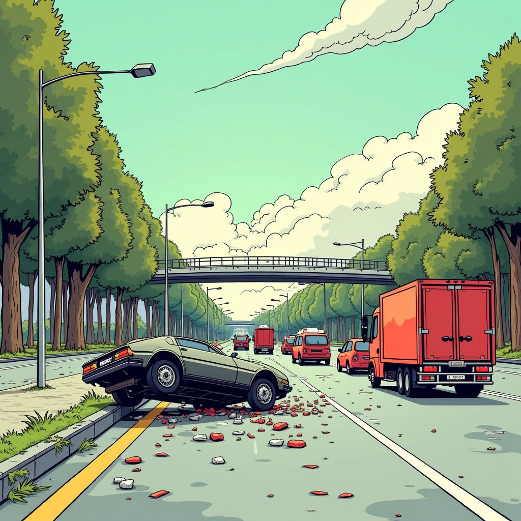 A4 bij Prins Clausplein volledig afgesloten na ernstig ongeval met meerdere voertuigen