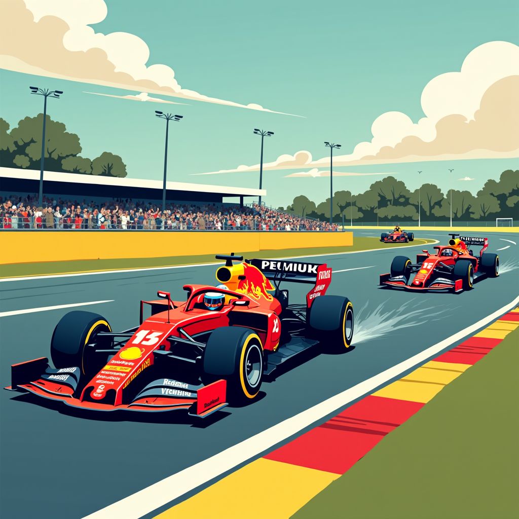 Verstappen klimt van plek 20 naar zesde plaats terwijl Leclerc de strijd aangaat met Russell in Melbourne