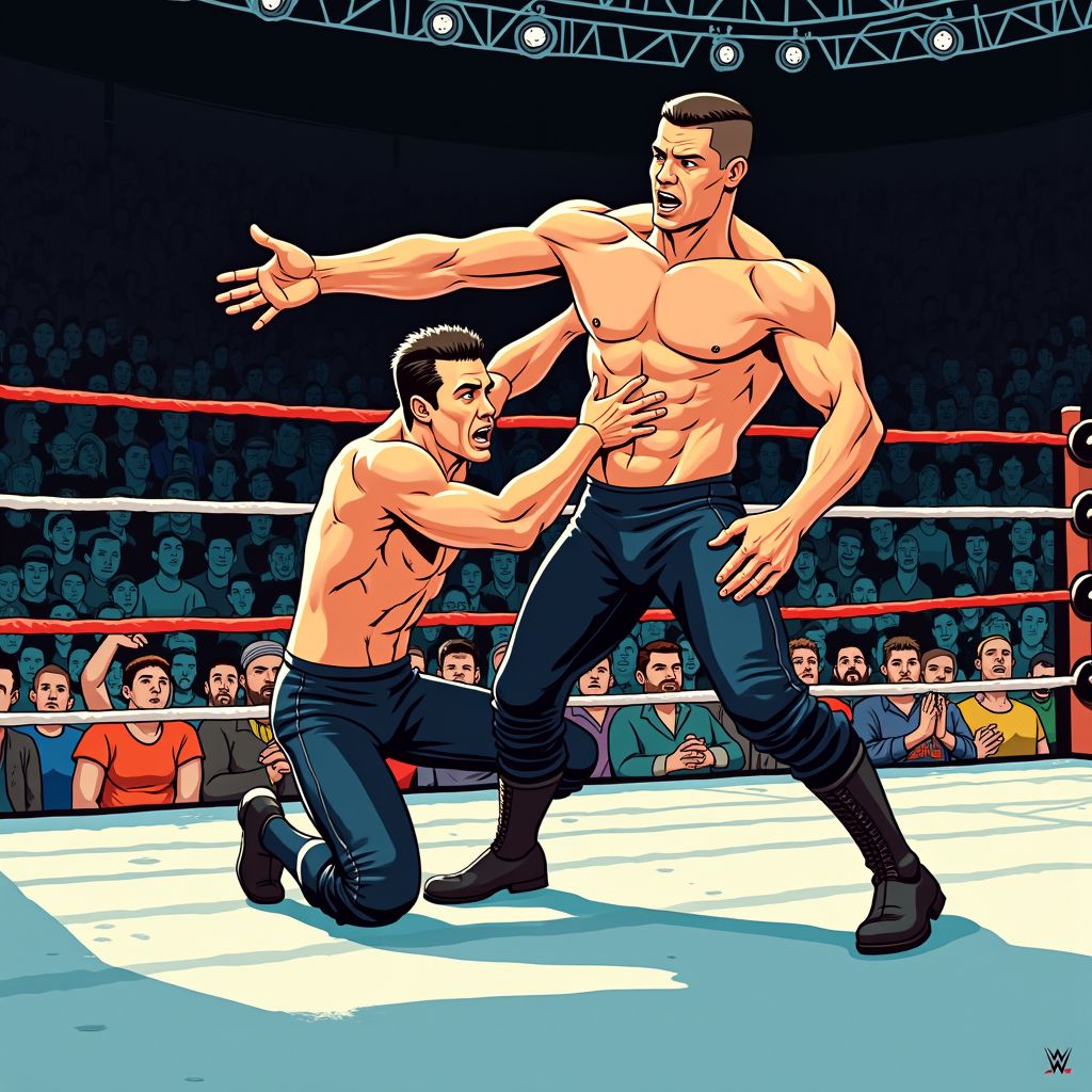 John Cena verliest zijn allerlaatste WWE-wedstrijd en tikt definitief af