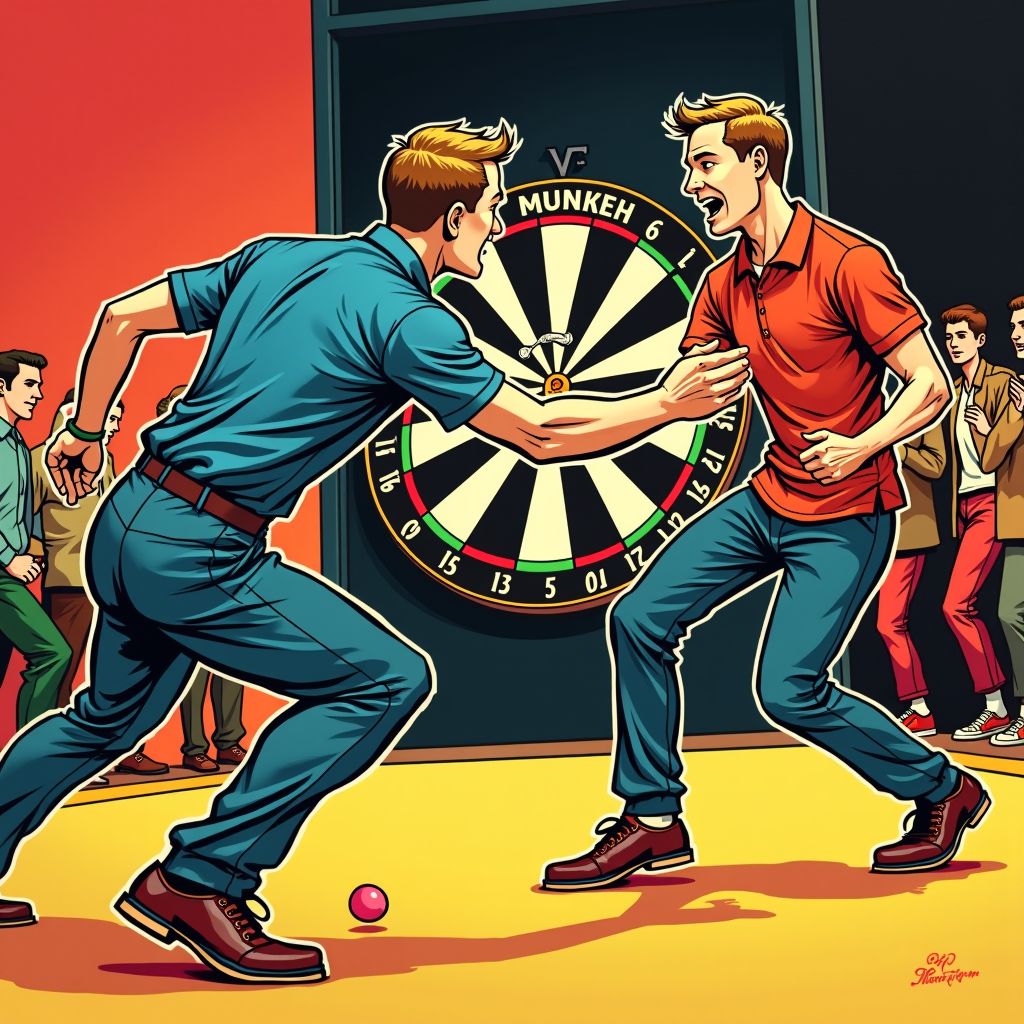 Raymond van Barneveld verliest van Duitse debutant die zijn eerste grote overwinning boekt