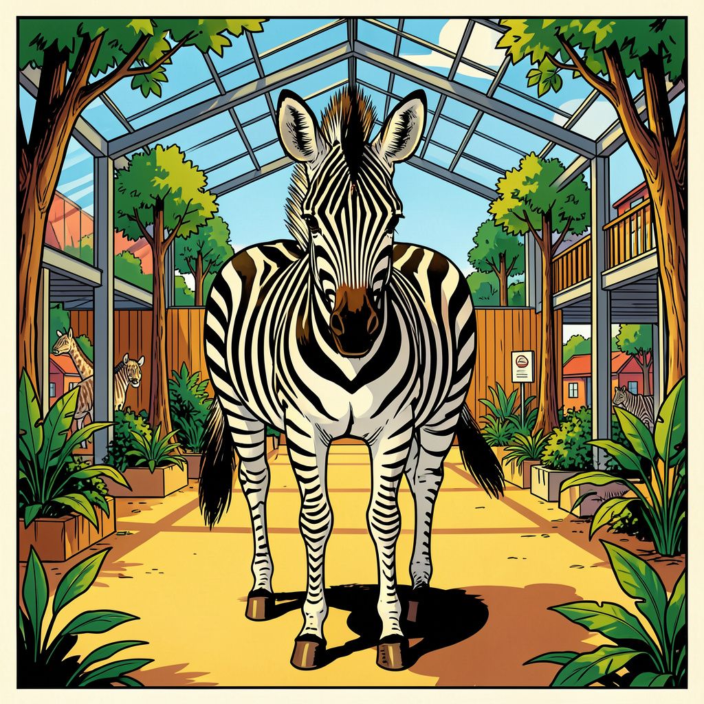 Na elf jaar droogte huppelt er weer een gestreept wonder door Blijdorp