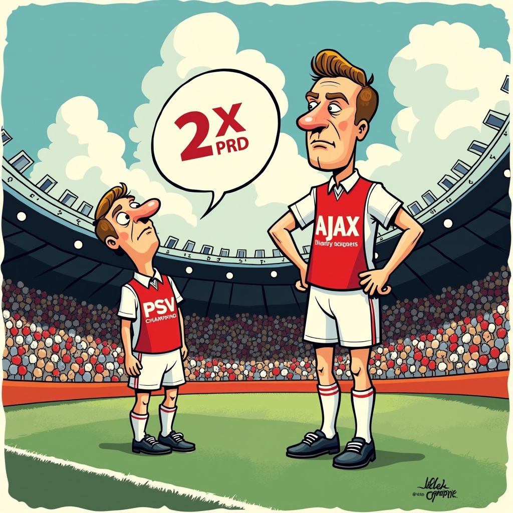 Telegraaf-journalist ziet Ajax onder Spaanse trainer kampioen PSV achterna jagen