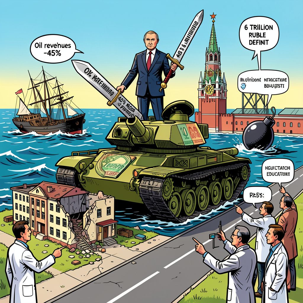 rusland geeft meer uit aan oorlog dan aan alles anders bij elkaar – en dat wordt alleen maar erger