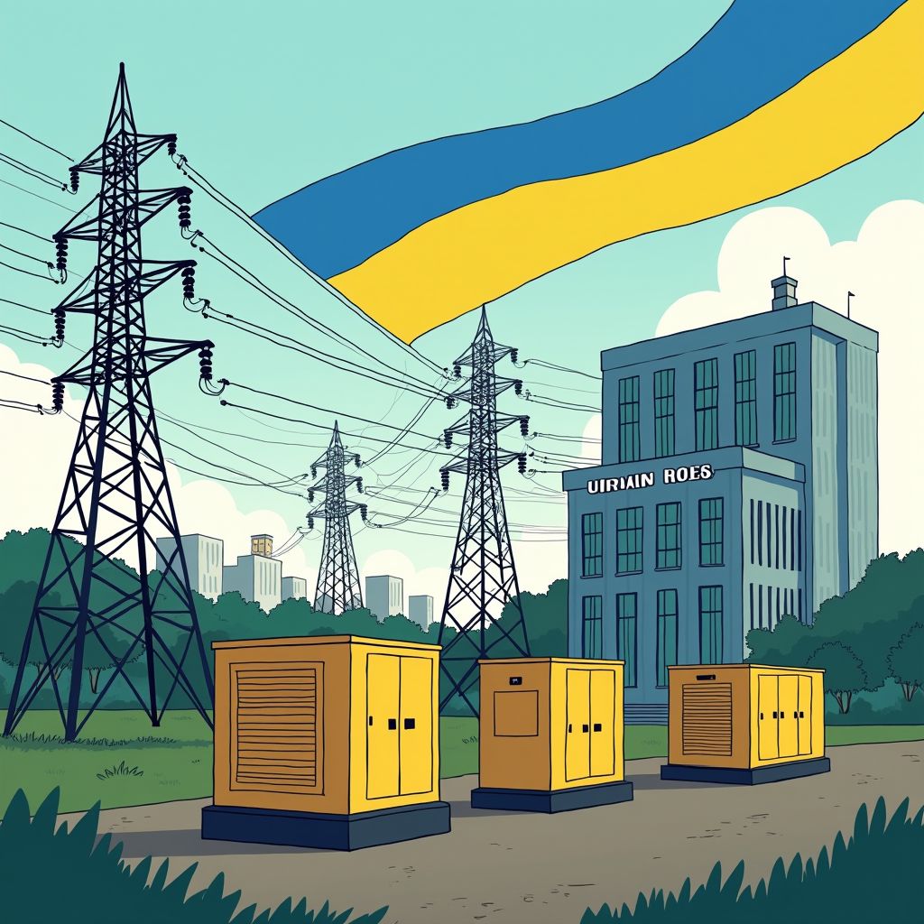 Russische aanval legt Oekraïense stroomnet plat terwijl bedrijven worstelen om te overleven