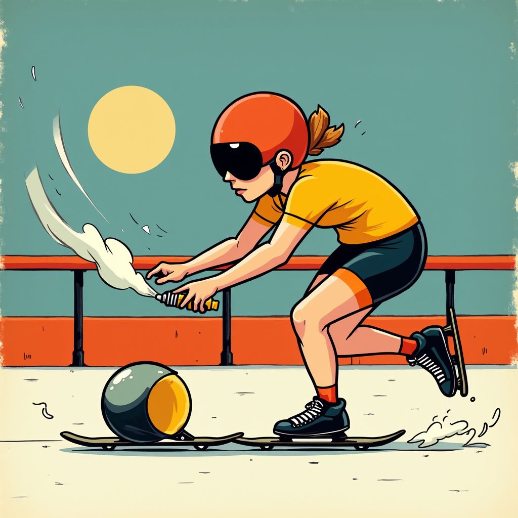 Bondscoach Ritsma zou zelf helm hebben gespoten voor gefrustreerde schaatser Bosker