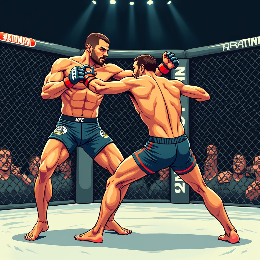 Nederlandse reus Yousri Belgaroui knockt ongeslagen tegenstander uit in spectaculair UFC-debuut