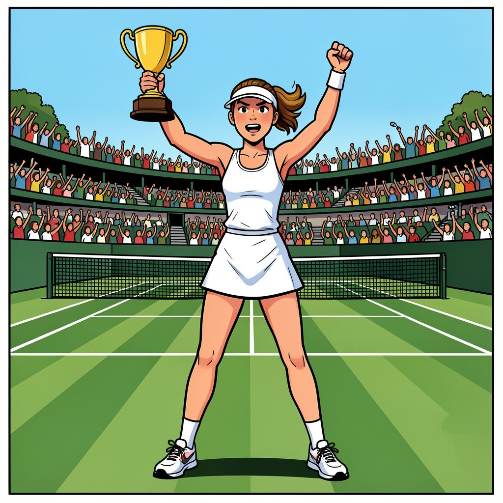 De 21-jarige Linda Nosková pakt na een bloedstollende Tsjechische finale de titel op Wimbledon.