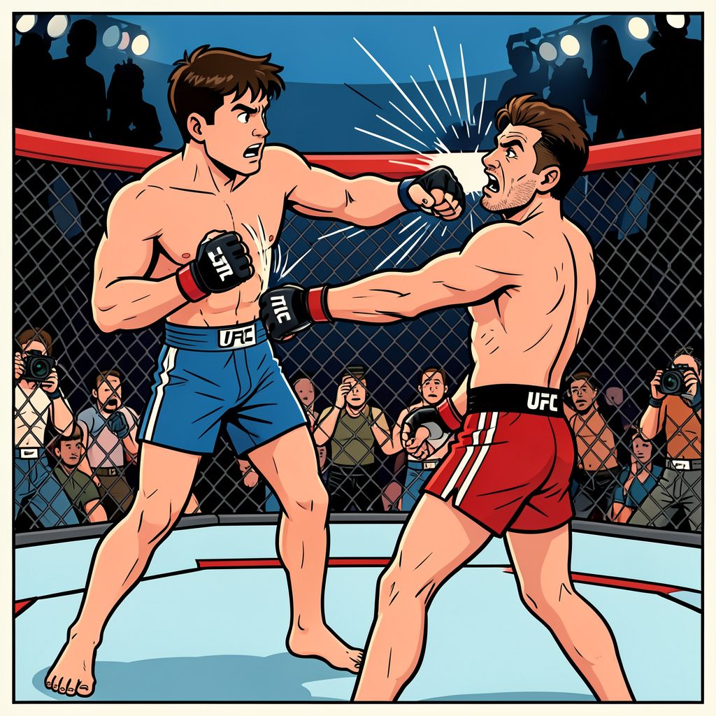 Damian Pinas deelt een verwoestende uppercut uit en beslist zijn UFC-gevecht in 75 seconden.