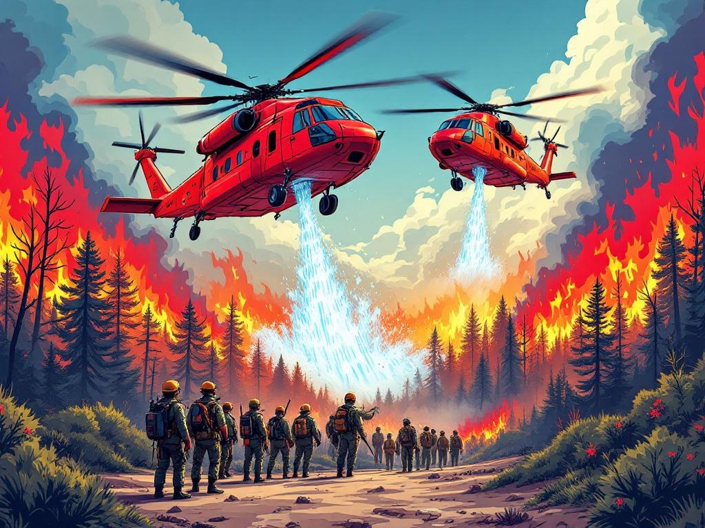 Nederlandse Chinooks redden Spanje van verwoestende bosbranden