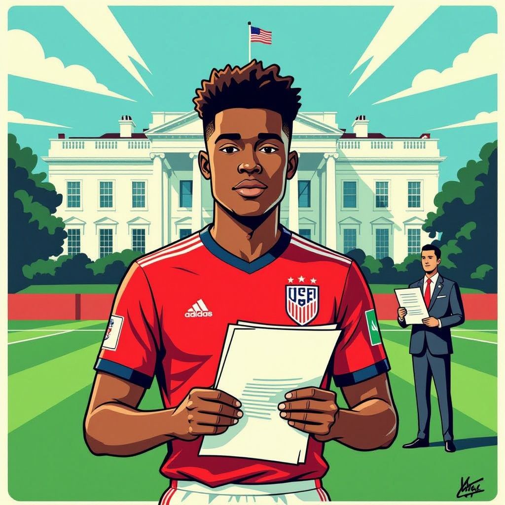 Amerikaanse spits Folarin Balogun mag na een opmerkelijke lobby alsnog starten tegen België.
