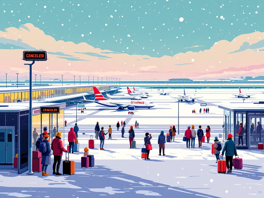 Tientallen vluchten geannuleerd op Schiphol door winterweer