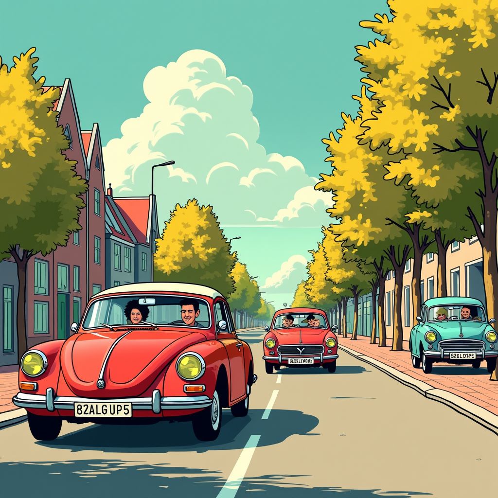 Drie auto's botsen zaterdagavond op drukke Raamweg in Den Haag