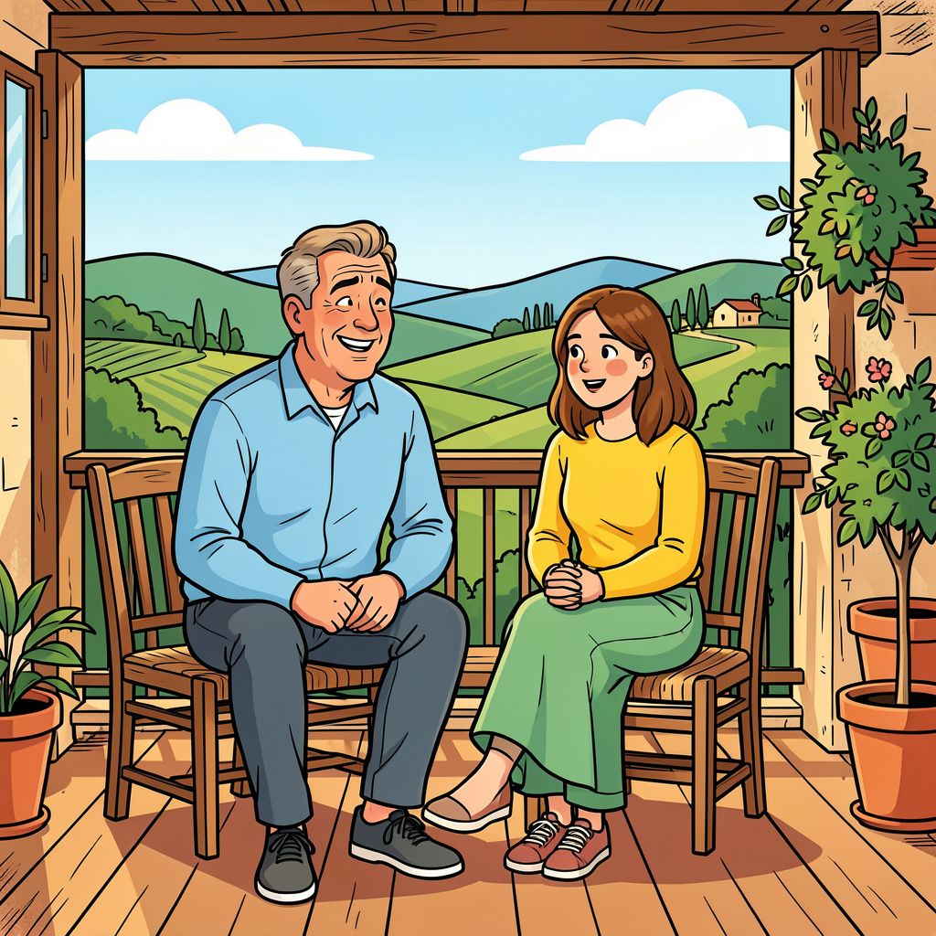 Joris Linssen deelt het mooiste moment met zijn pleegdochter Hannah in Casa di Beau.