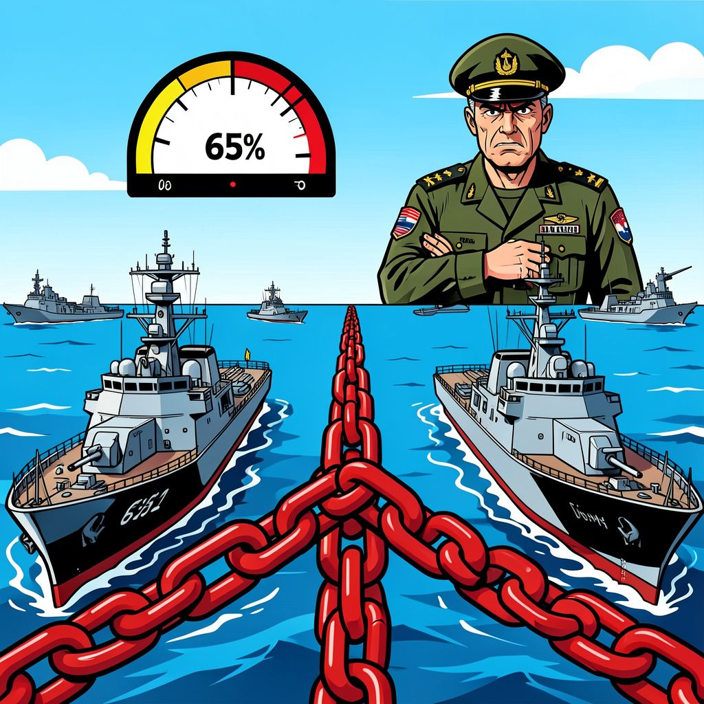 Iran houdt de cruciale Straat van Hormuz potdicht tot Amerika miljarden betaalt en vertrekt.