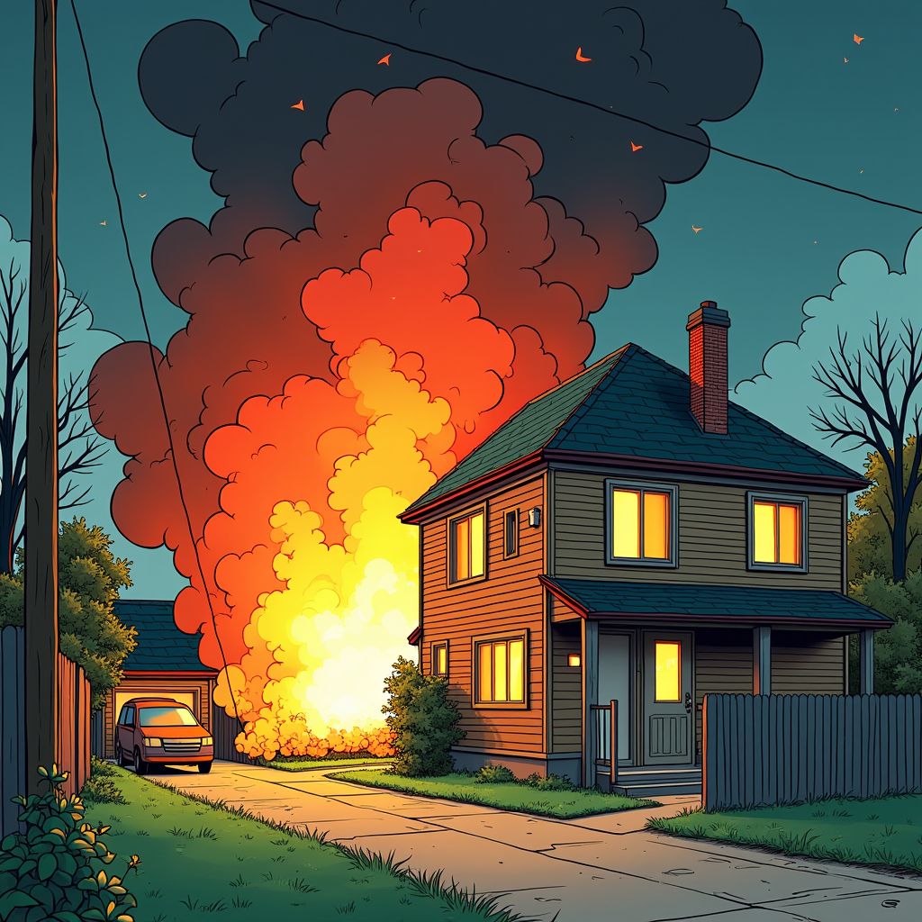 Explosie in Naarden veroorzaakt brand en dwingt buren tot evacuatie