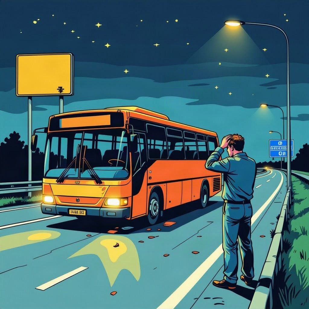 Een vermoeide chauffeur eist twaalf levens na een dramatisch busongeluk op de Hongaarse snelweg.