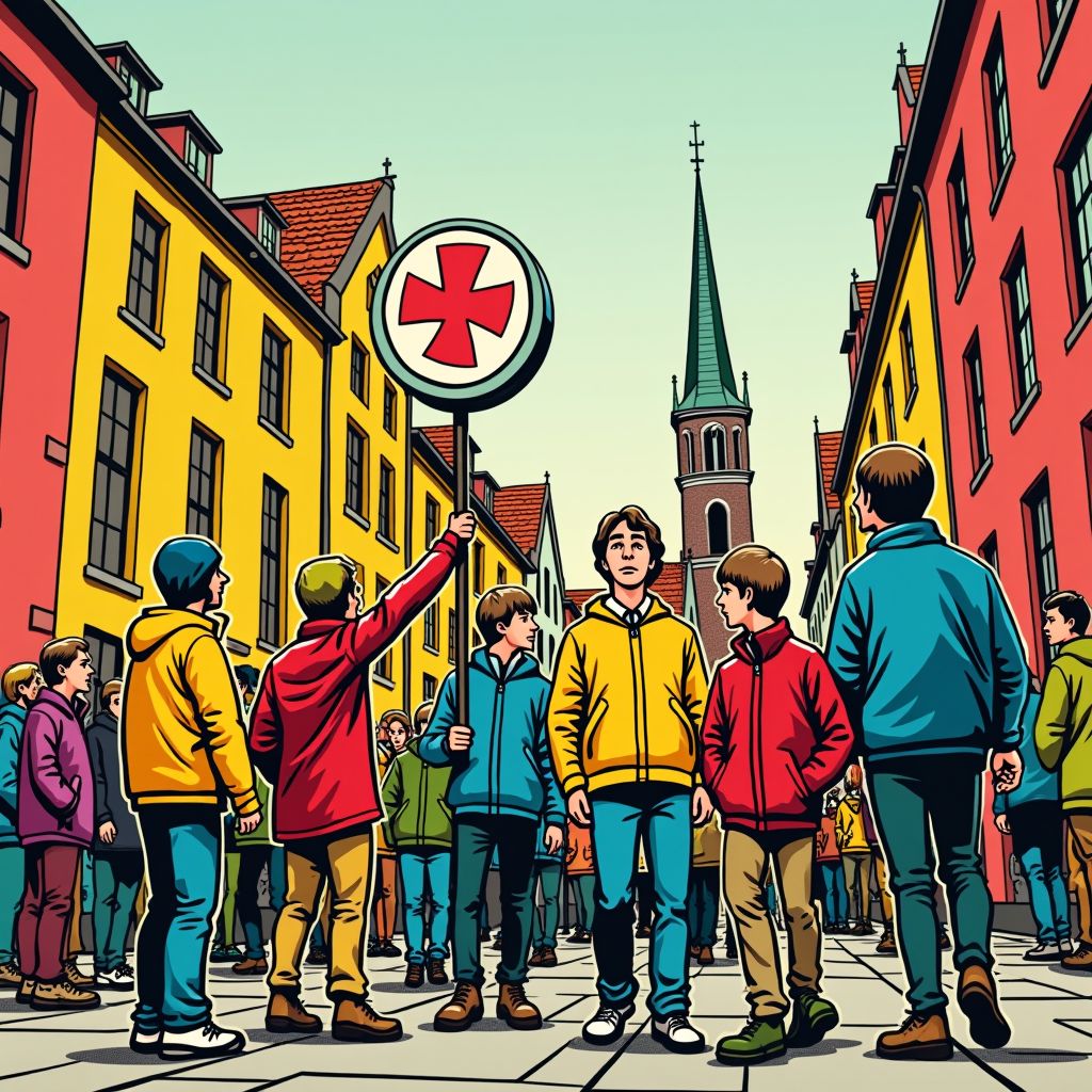 Christelijke revolutie rolt over Nederland met jongeren die de straat opgaan