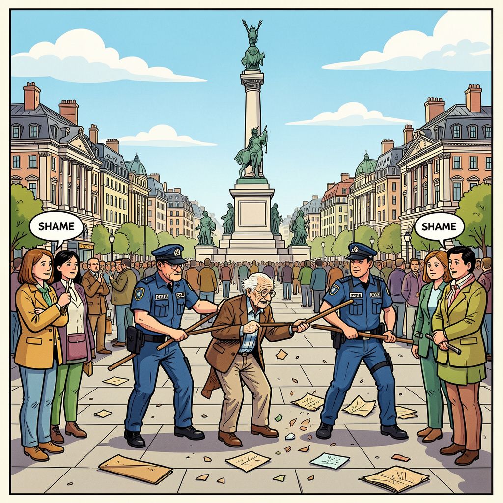 212 arrestaties op Trafalgar Square tonen hoe ver Londen gaat om verboden Palestine Action te onderdrukken