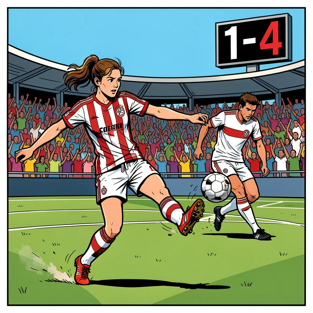 PSV walst over Ajax heen in de Vrouwen Eredivisie.