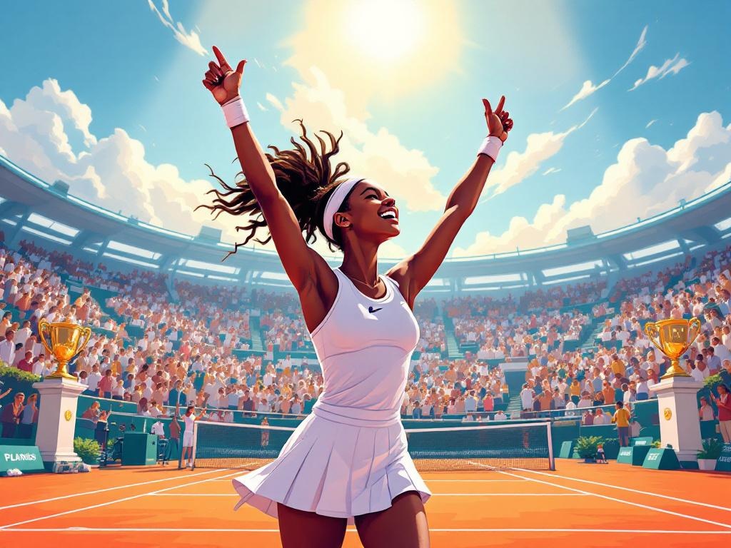 Jonge tennisster Gauff verrast wereld met historische zege op Roland Garros