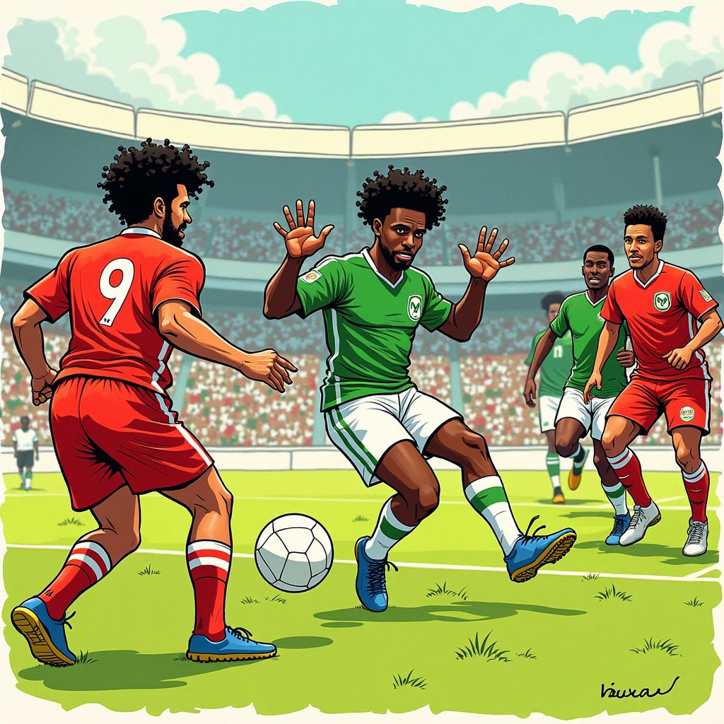 Mohamed Salah mist cruciale penalty terwijl Nigeria brons pakt op Afrika Cup