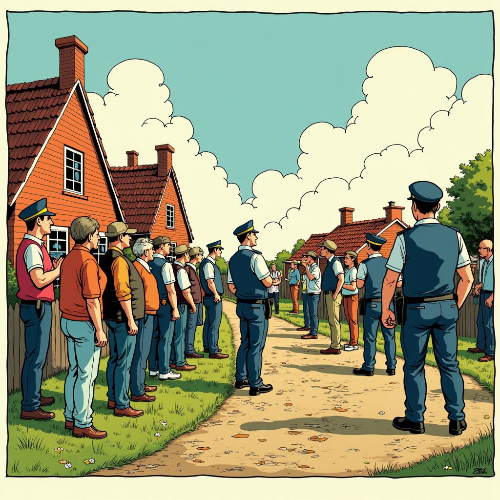 Rouwstoet voor wolf Bram eindigt in vechtpartij tussen honderd dorpsbewoners en dierenbeschermers