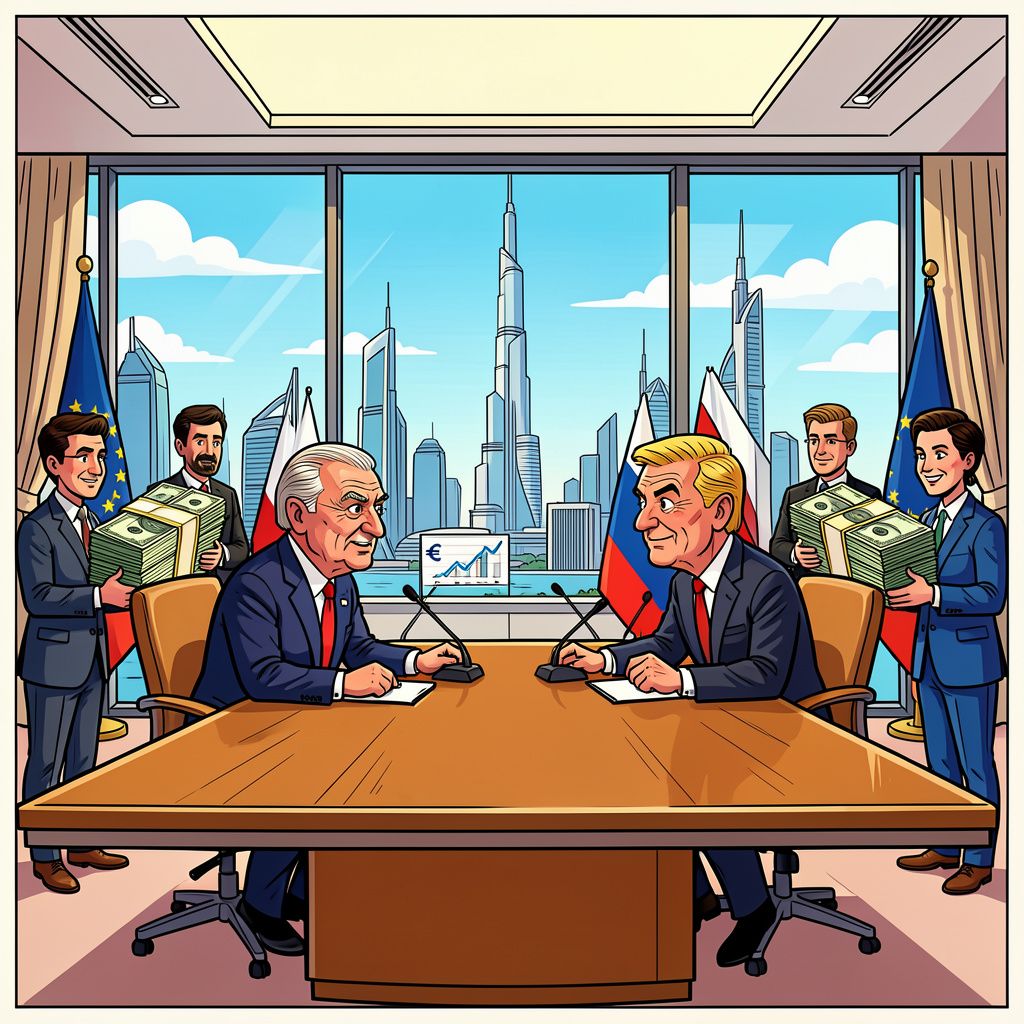Brussel betaalt de rekening maar Washington en Moskou bepalen de toekomst van Oekraïne.