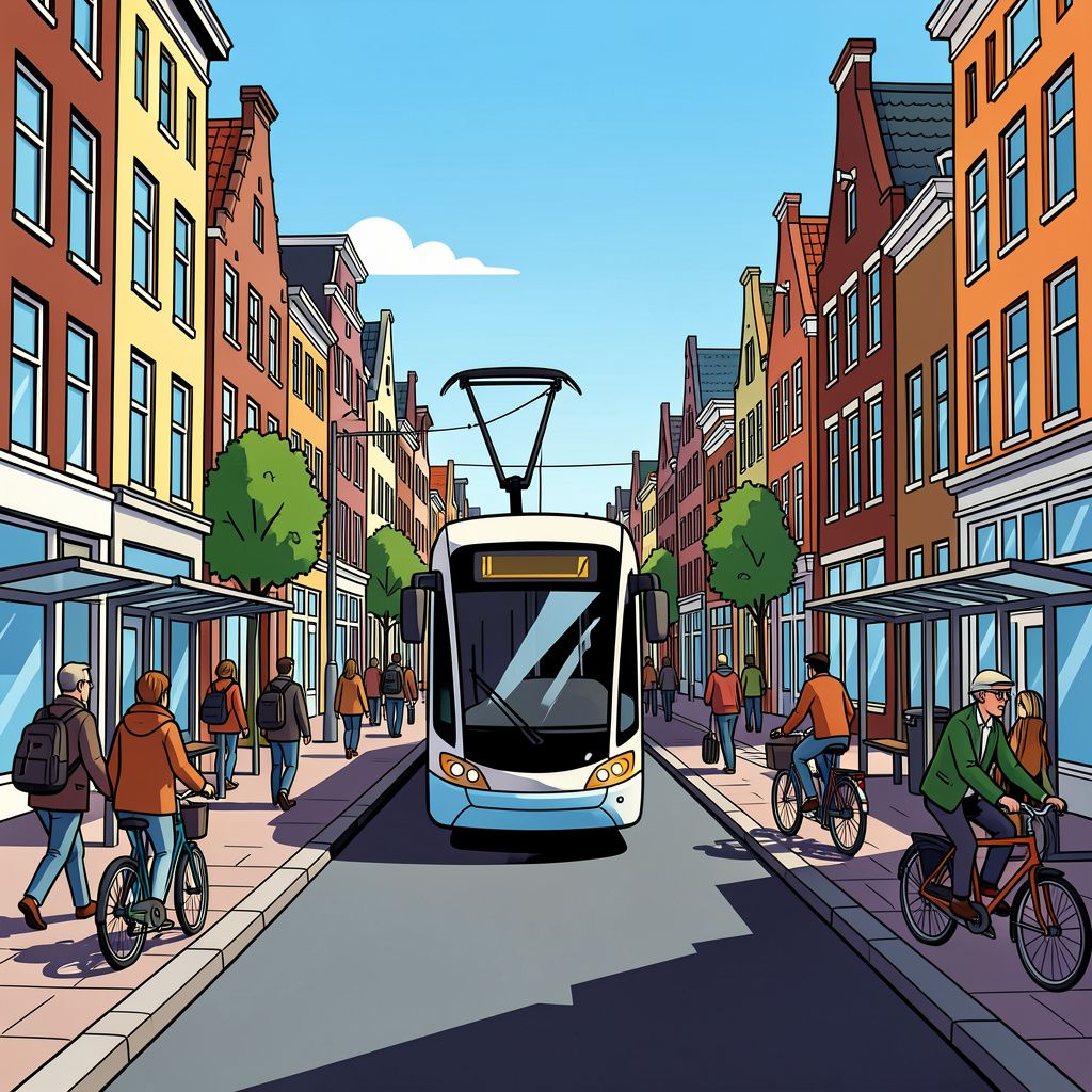 Utrechters mijden de bus en tram massaal.