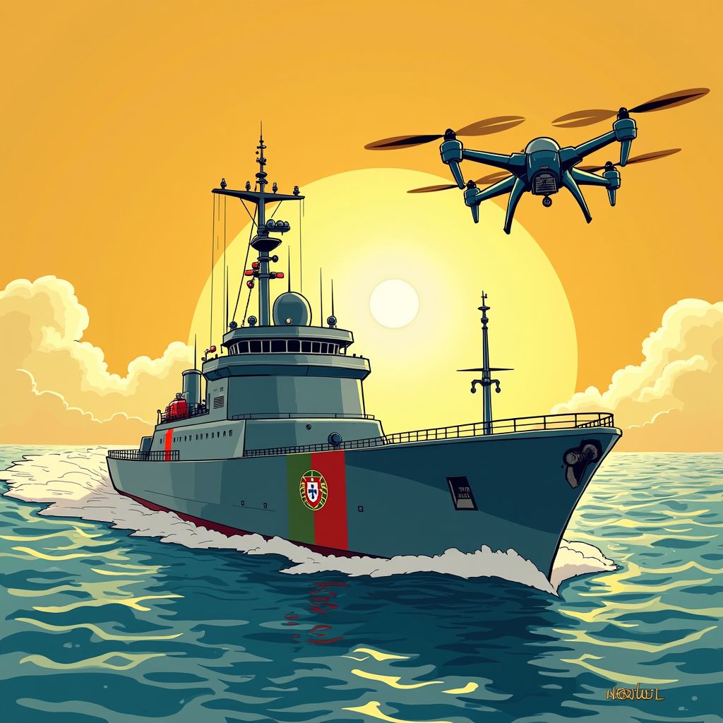 Portugal lanceert Europa's eerste drone-vliegdekschip en verandert de marine voor altijd