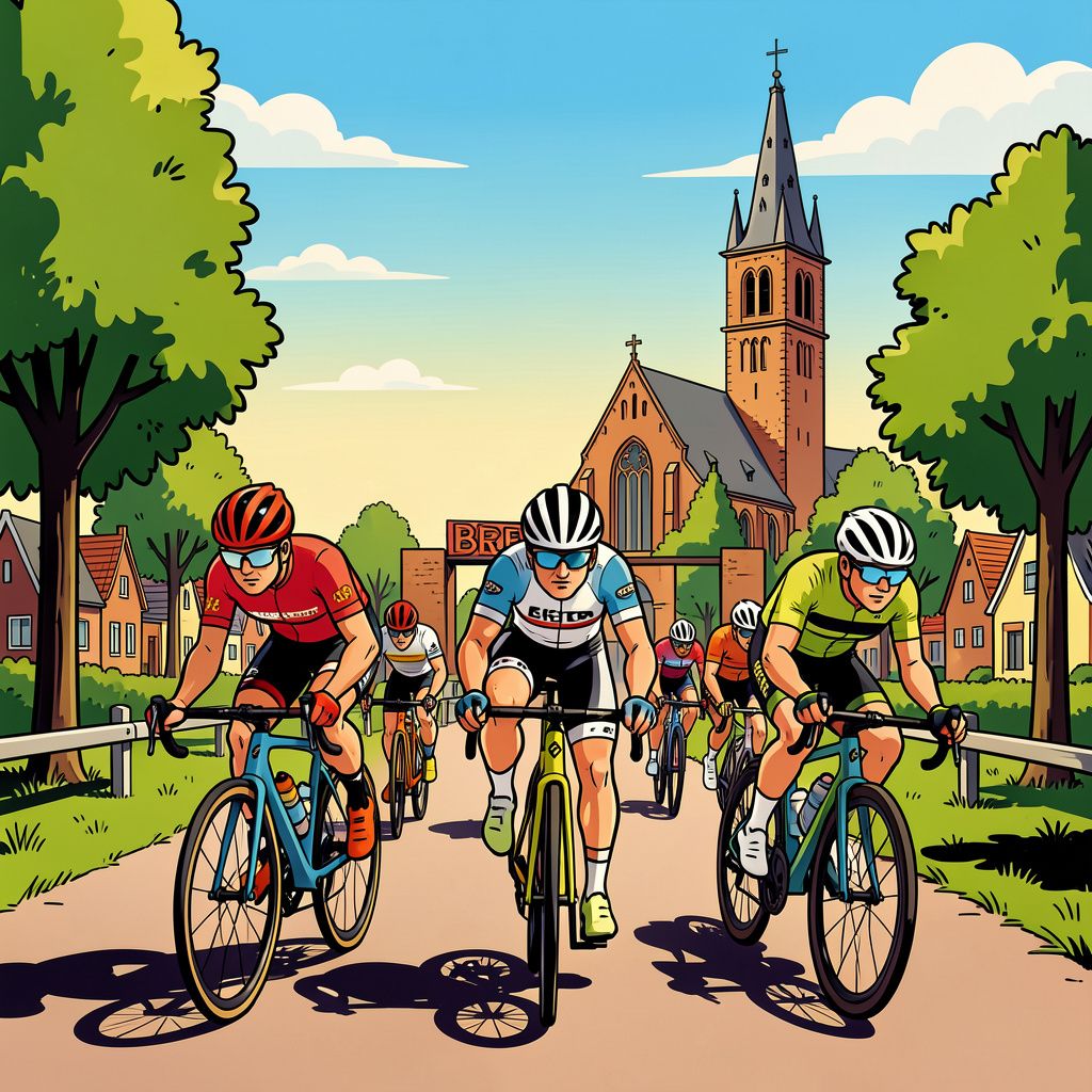 Tilburg en Breda kleuren in 2028 Europees blauw tijdens het EK wielrennen.