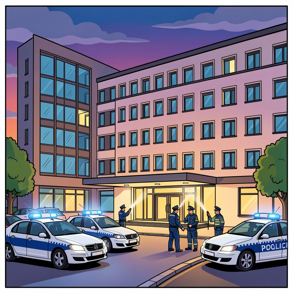 De politie onderzoekt een gewelddadig incident bij een hotel in Putten waar woensdagavond een gewonde viel.