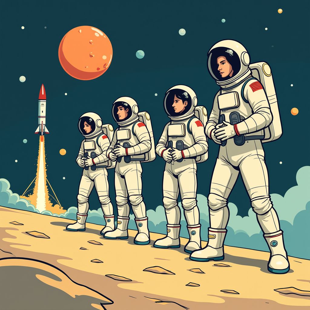 Vier astronauten vliegen als eerste in vijftig jaar weer naar de maan