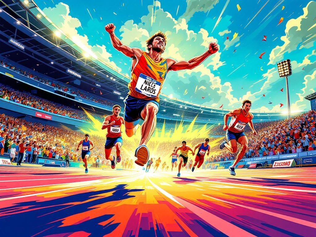 Nederlands Wonderkind Laros Verrast Atletiekwereld met Historische Zege