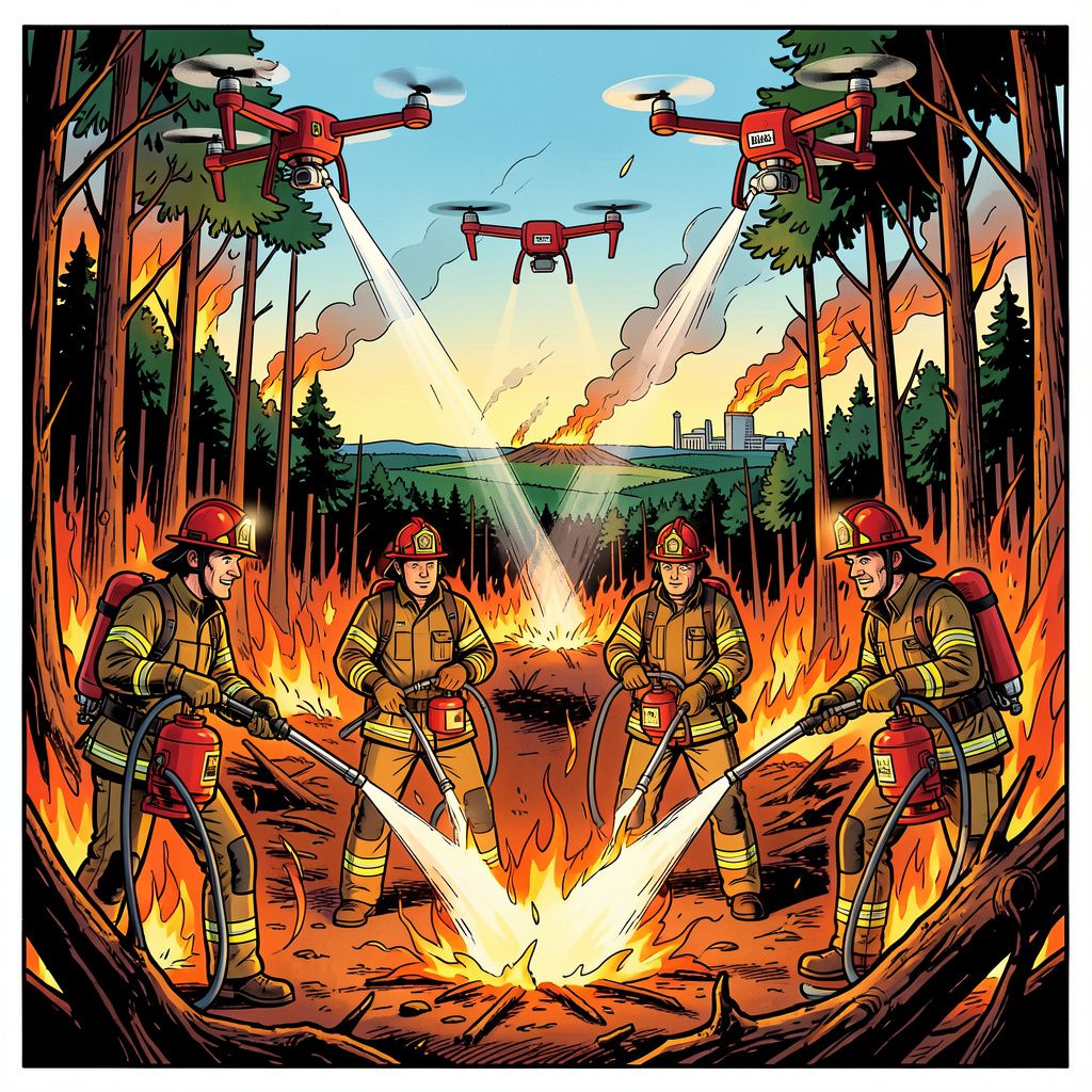 Brandweer blust 7000 vierkante meter bosgrond terwijl heel Nederland code rood krijgt voor natuurbranden