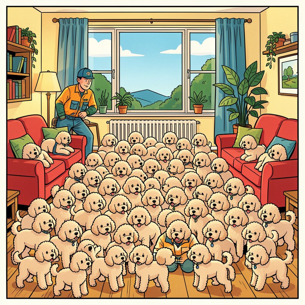 Dierenbeschermers redden 250 poedels uit één huis en moeten bewijzen dat de foto echt is