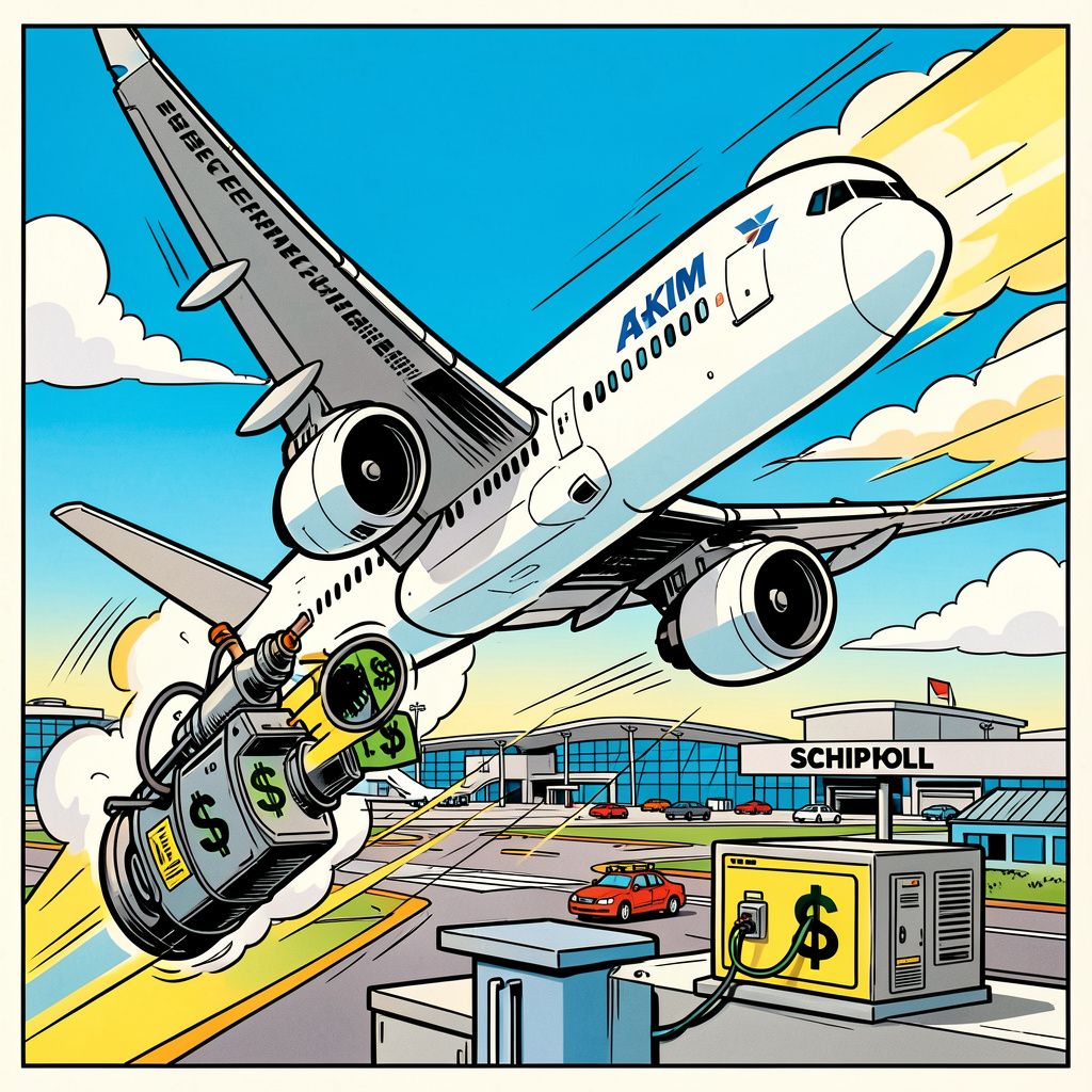 Air France-KLM krijgt klap van 2,4 miljard dollar door stijgende kerosineprijzen