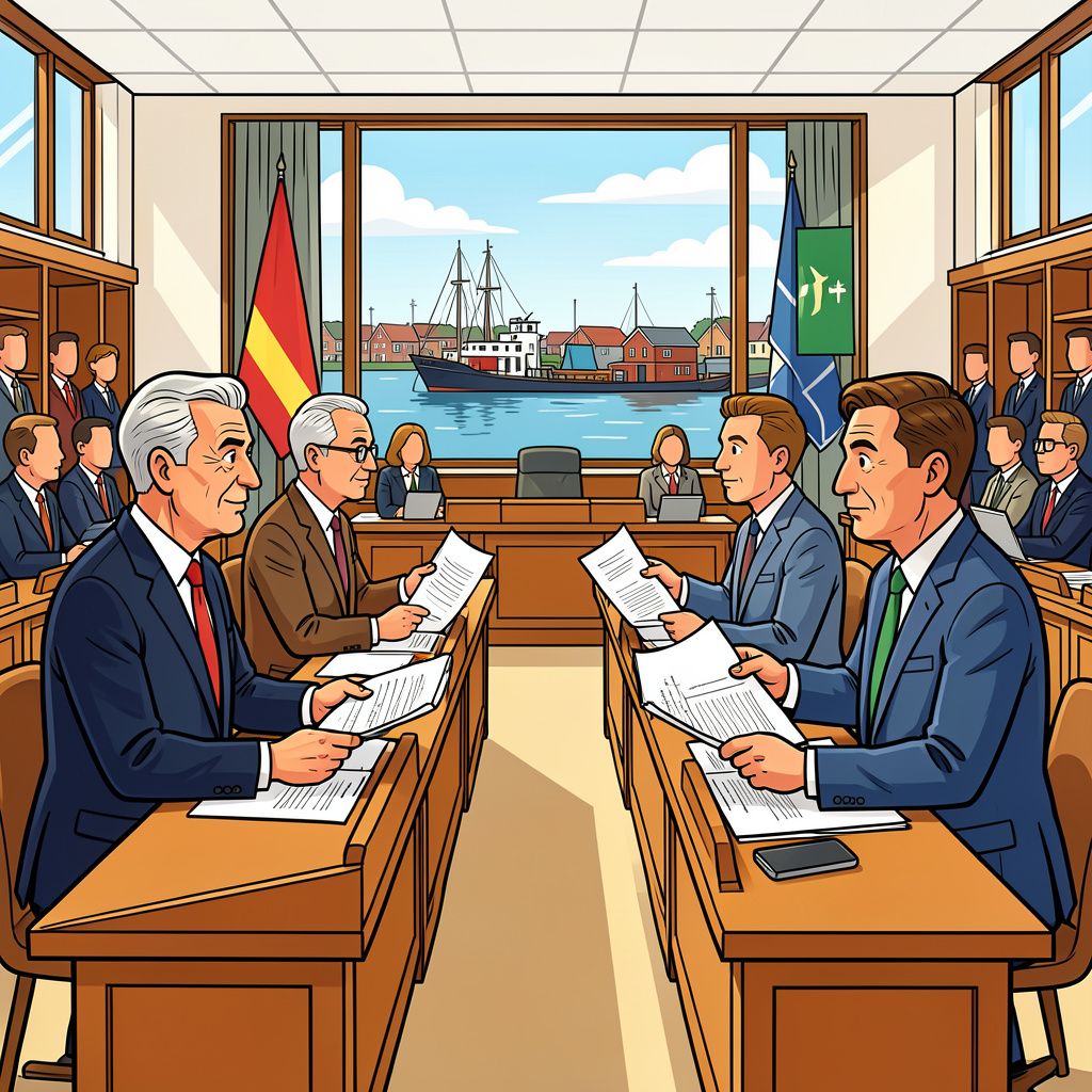 Flevoland bouwt een nieuwe haven bij Urk met geleend geld.