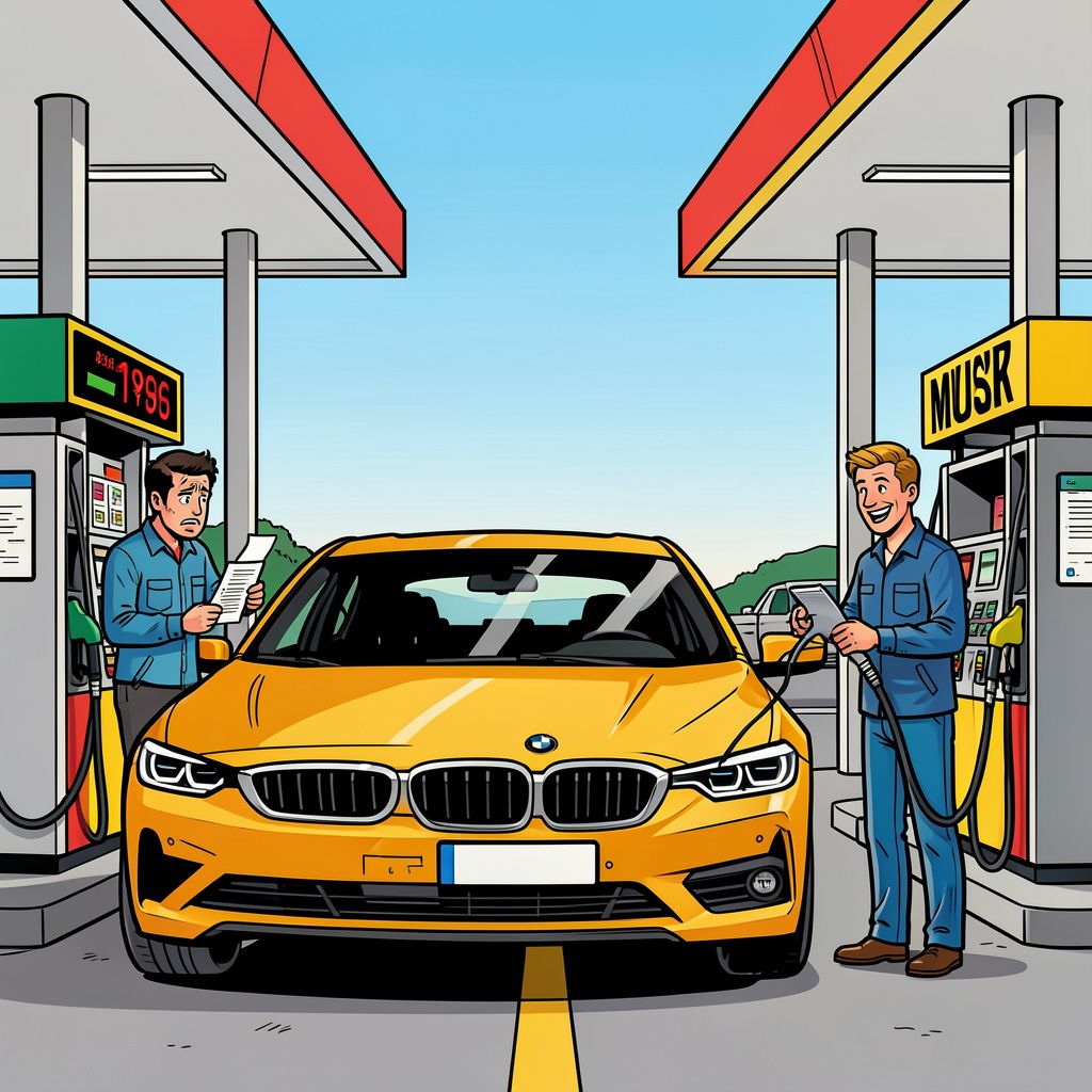 De benzineprijs in België stijgt morgen, maar u bespaart over de grens nog altijd ruim dertig euro per tankbeurt.