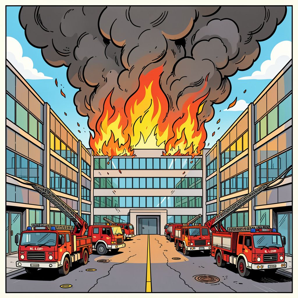 NorthC datacenter in Almere staat in lichterlaaie en zorgt voor NL-Alert