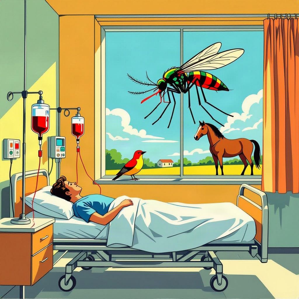 Het westnijlvirus eist een vierde leven in Nederland via een besmette bloedtransfusie.
