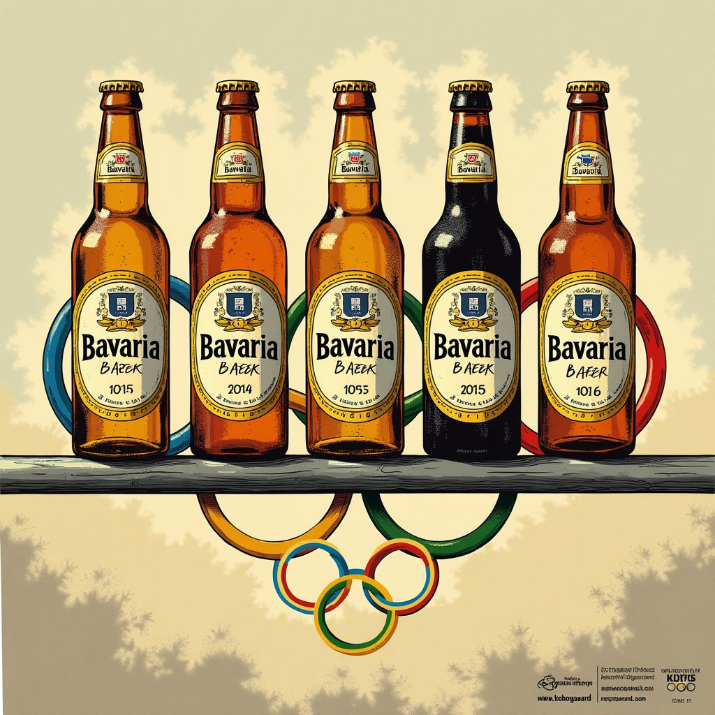 Bavaria moet biertjes-reclame aanpassen omdat ze te veel lijken op olympische ringen