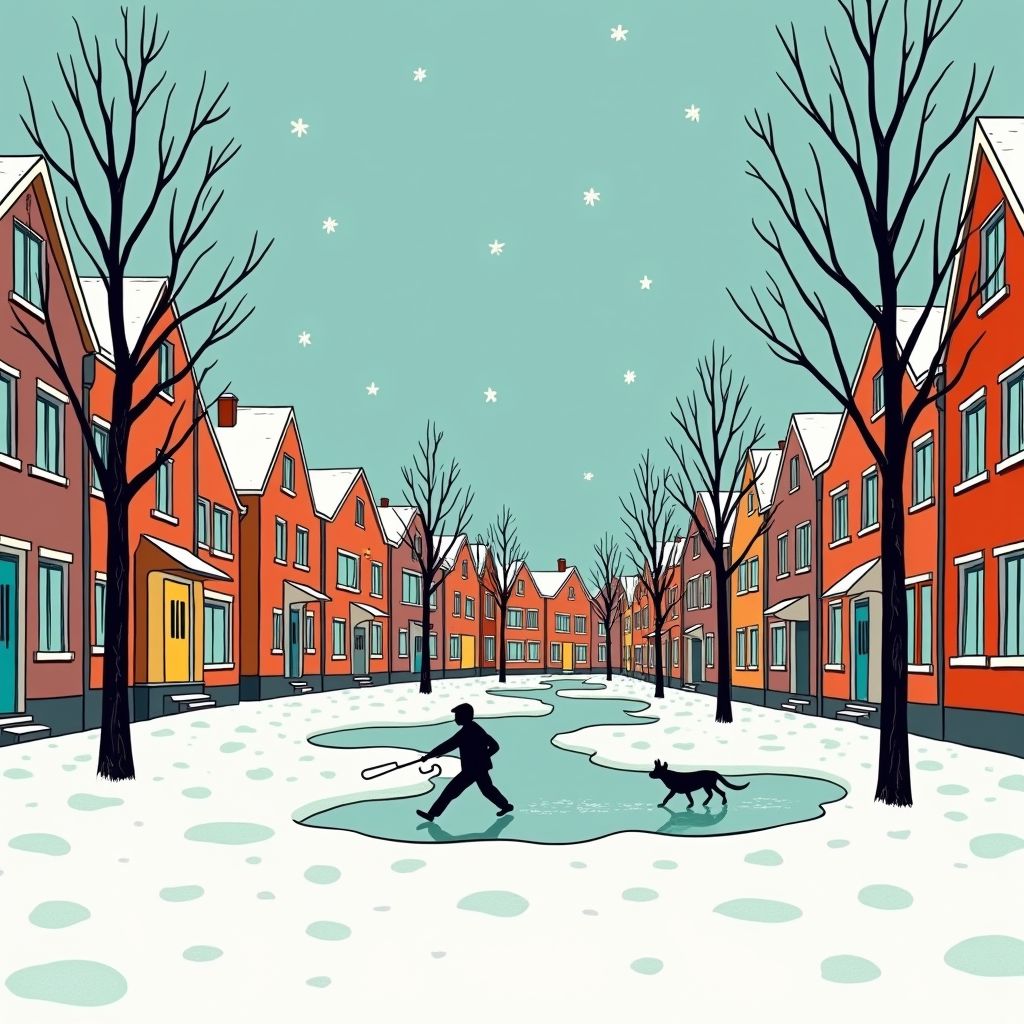 Nederland waakt vanochtend op onder een wit deken dat binnen uren verdwijnt