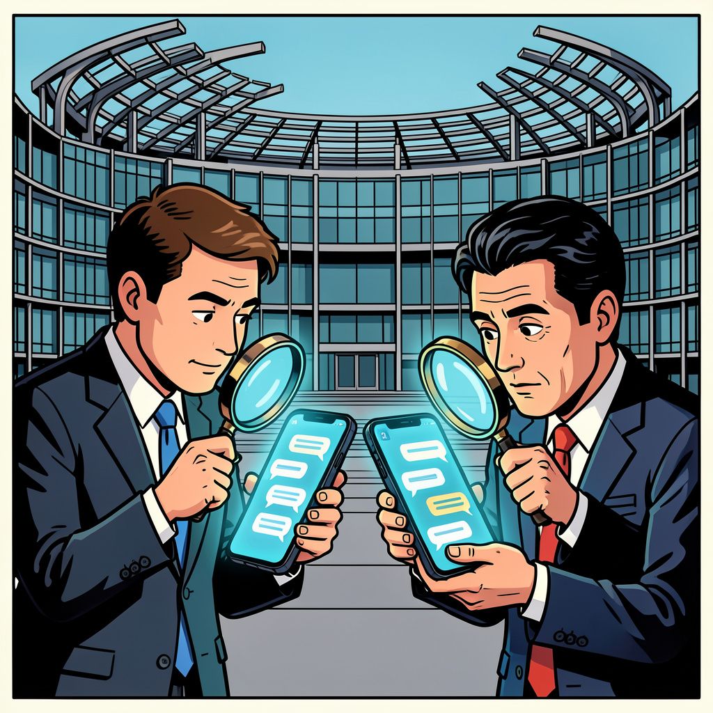 Het Europees Parlement laat techreuzen tot 2028 in uw privéberichten meelezen.