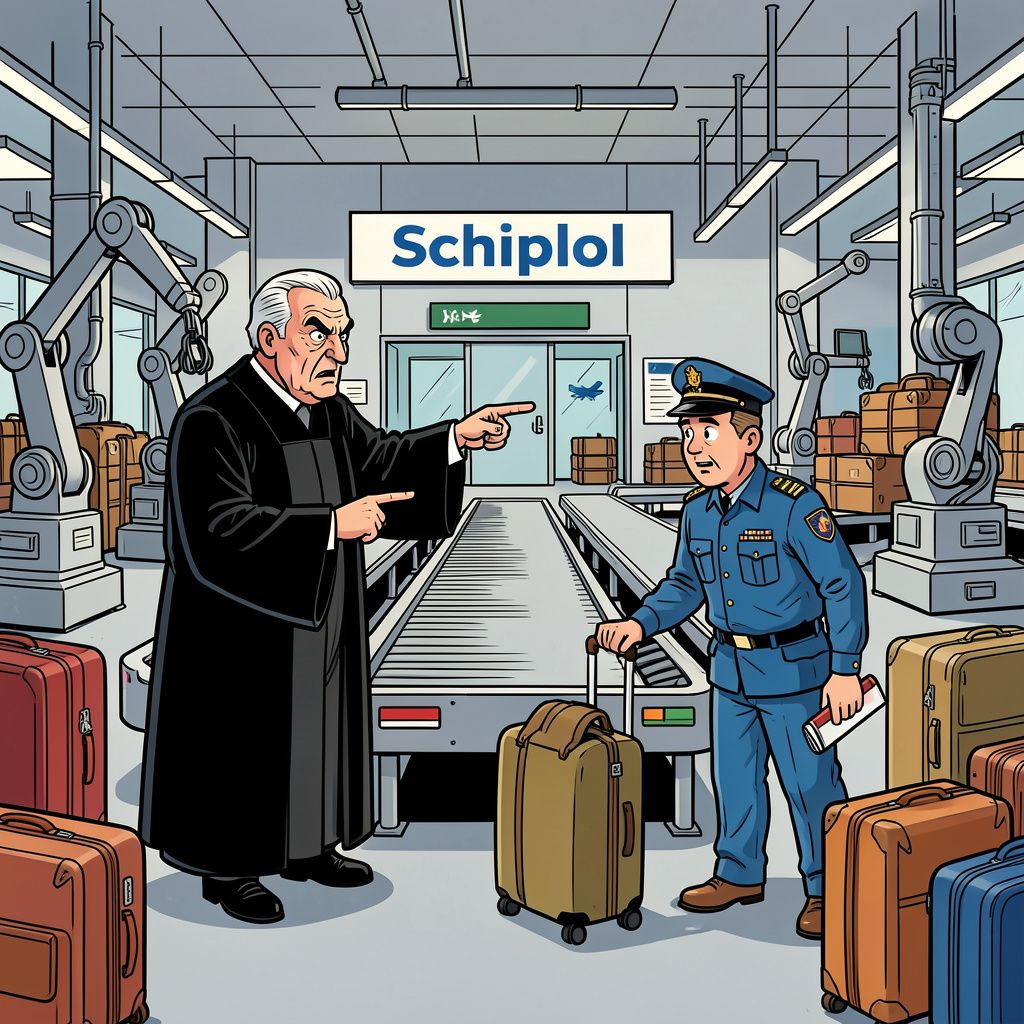 De Arbeidsinspectie pakt de verkeerde aan voor de loodzware koffers op Schiphol.