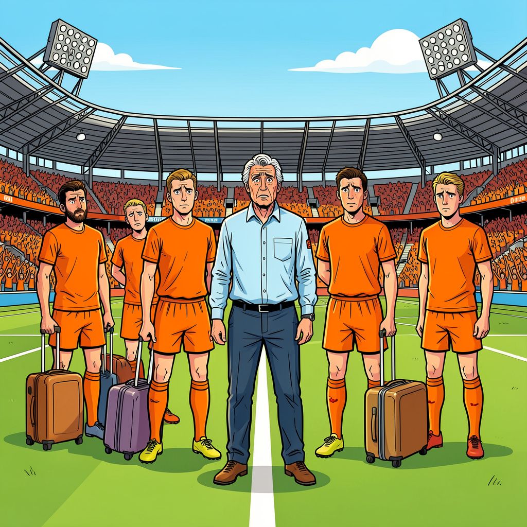 Oranje verliest van Algerije en vertrekt morgen met een kater naar New York