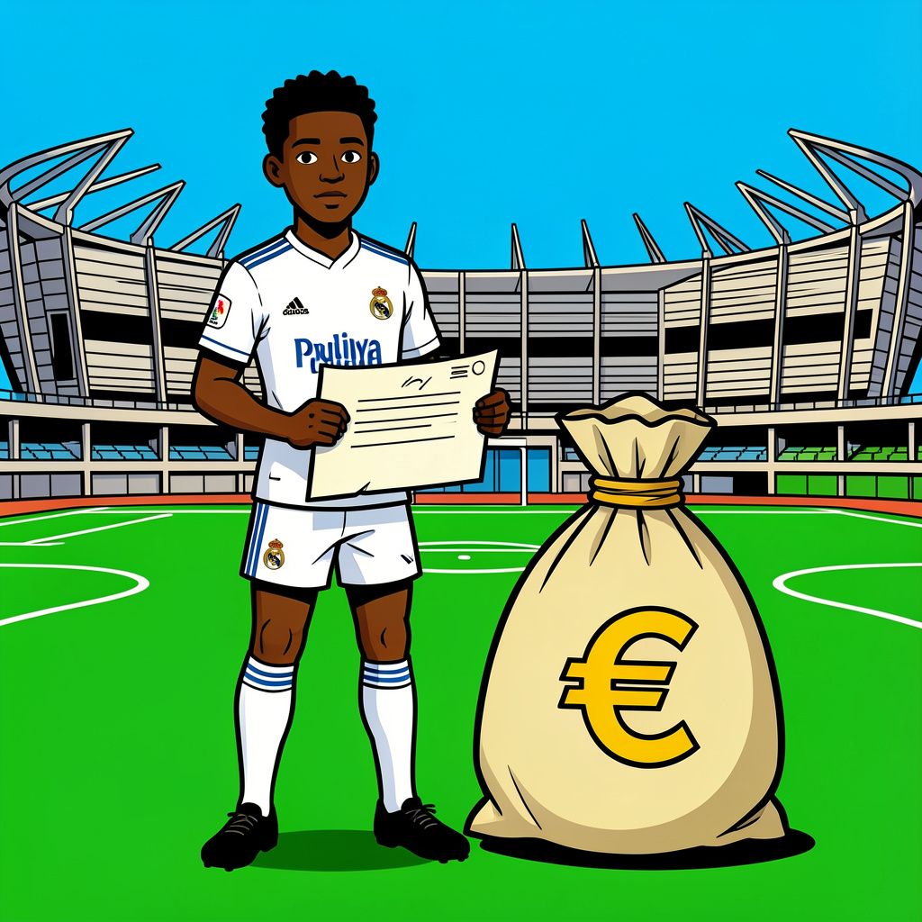Real Madrid betaalt een recordbedrag van 140 miljoen euro voor de negentienjarige Yan Diomandé.