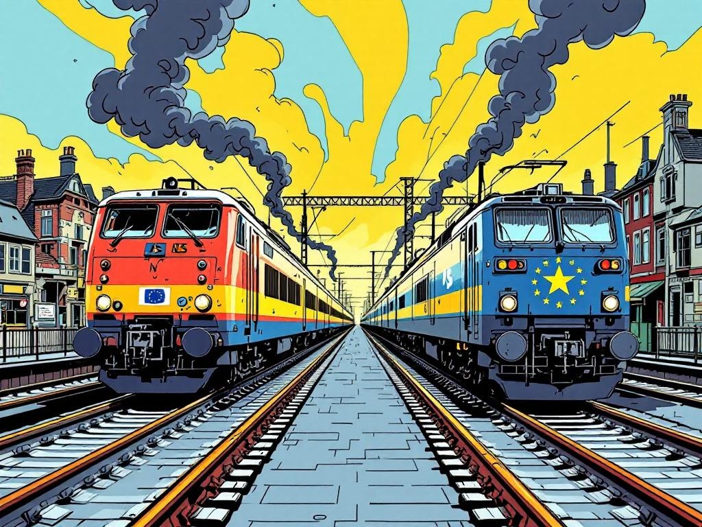 Spooroorlog: EU daagt Nederland voor de rechter om NS-monopolie
