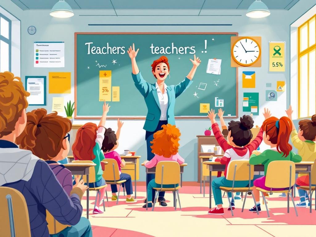 Leraren krijgen 5,8 procent meer salaris en kunnen vanaf 2026 eindelijk werkdruk aanpakken