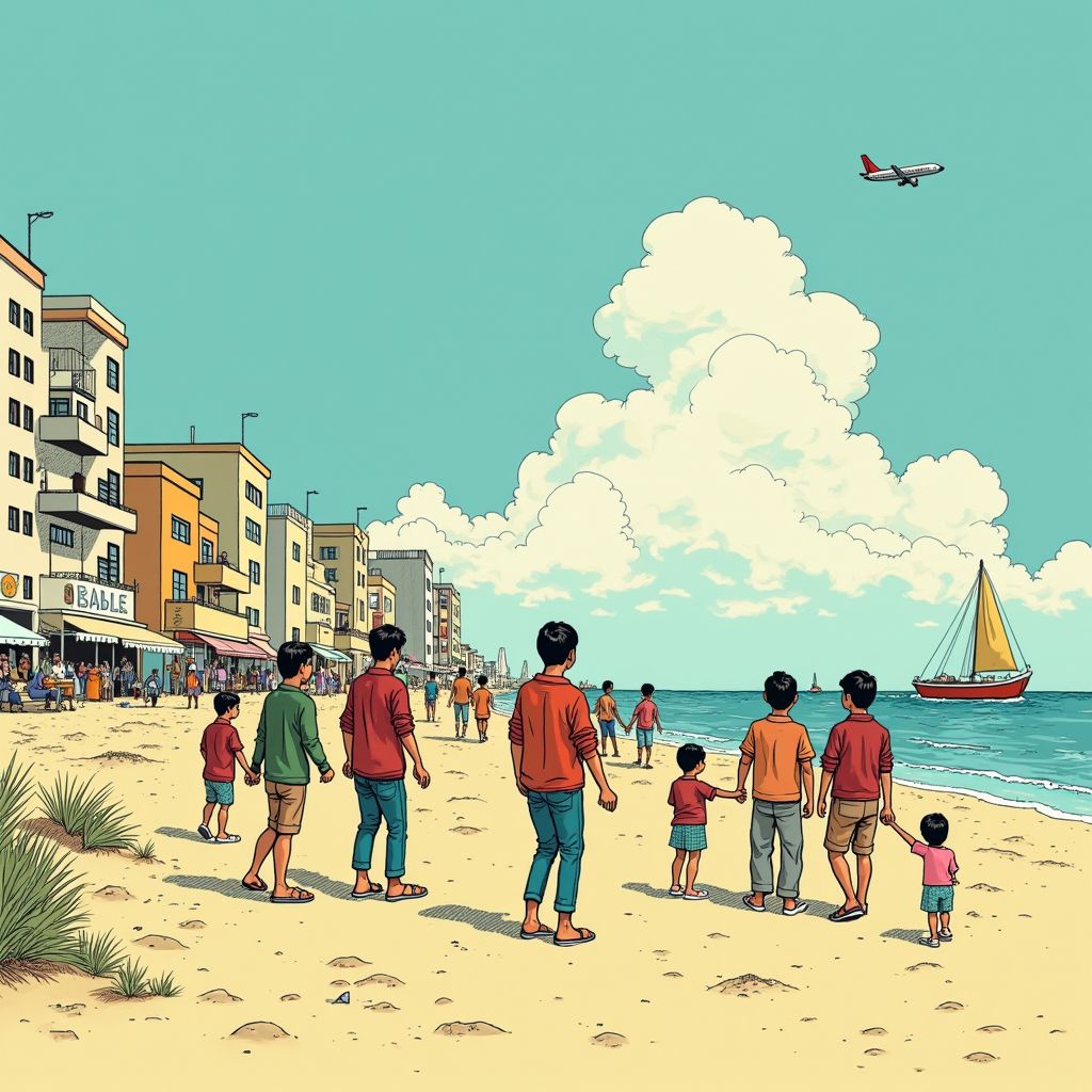 Israëlische aanval op openbaar strand in Beiroet kost zeven ontheemden het leven